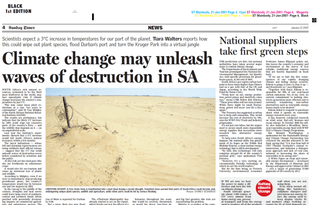 Climate change might unleash